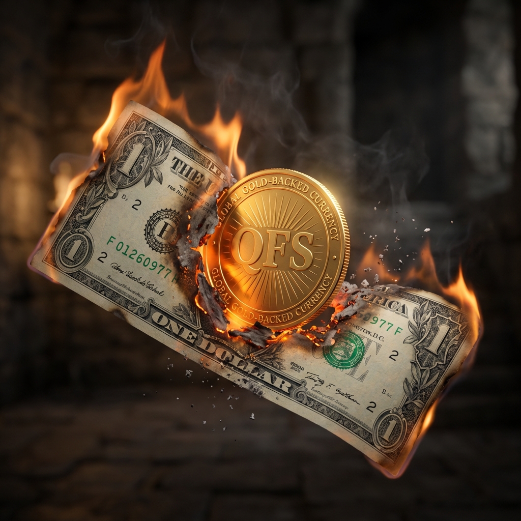 Dollar Burning into Gold